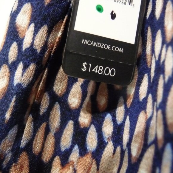 NIC+ZOE FAUX WRAP SKIRT LARGE - Picture 7 of 12